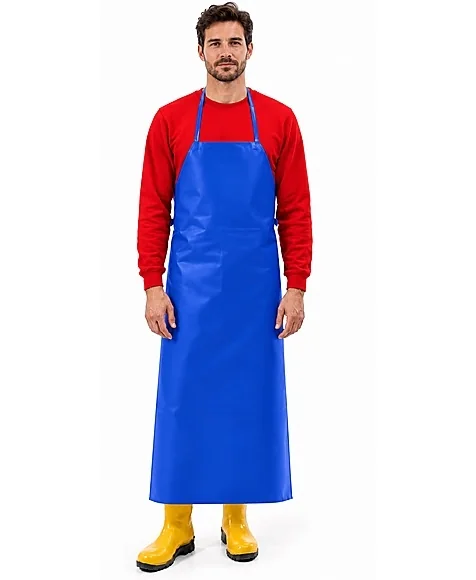 PVC-Spülschürze - Blau