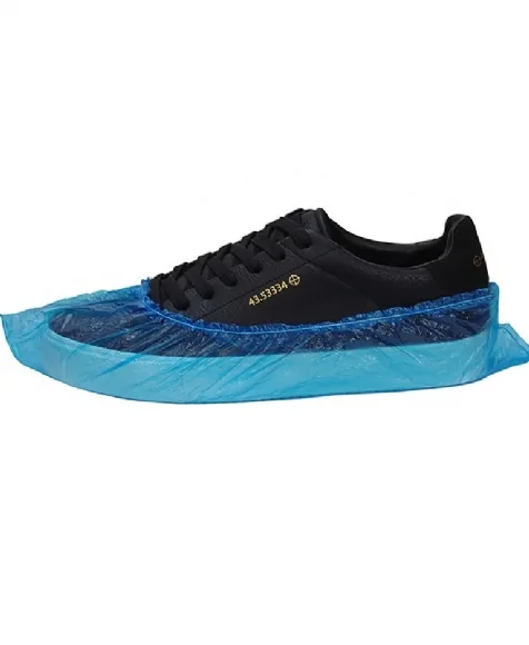 Cobre-Sapatos de PE Descartáveis 13 Mícrones (Embalagem de 1000) - Azul