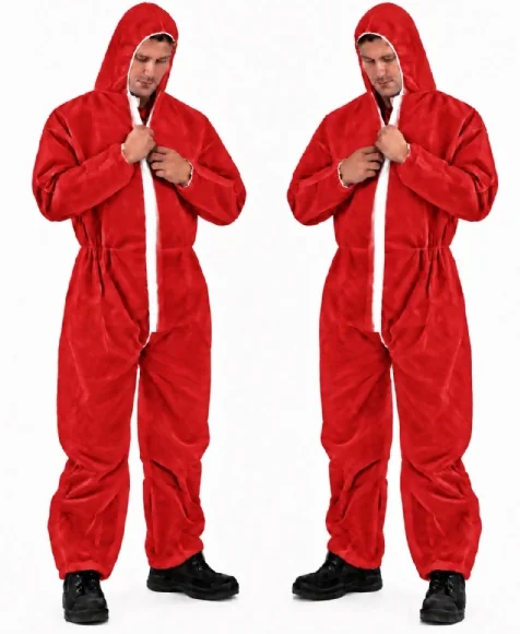 25 g Disposable Coverall - Red