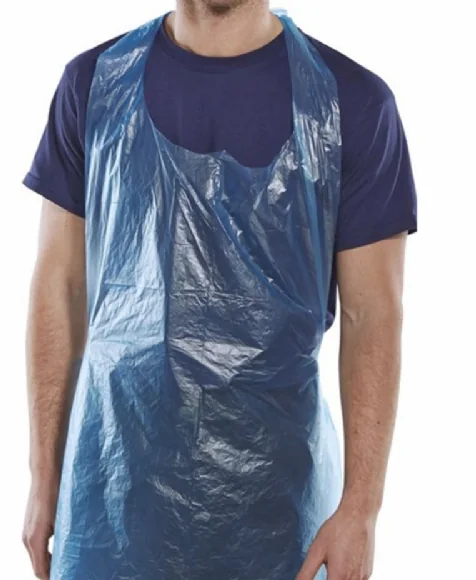 Einweg-PE-Schürze 70 x 122 cm (1000er-Pack) - Blau
